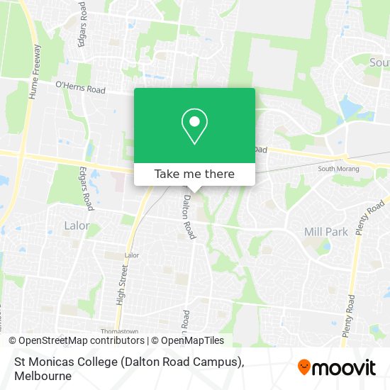 St Monicas College (Dalton Road Campus) map