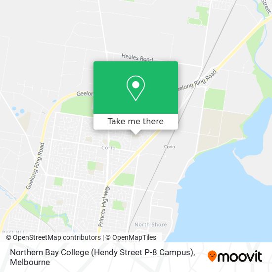 Northern Bay College (Hendy Street P-8 Campus) map