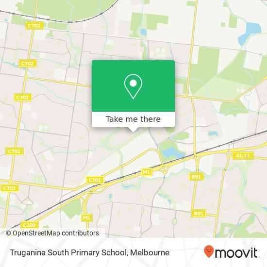 Truganina South Primary School map