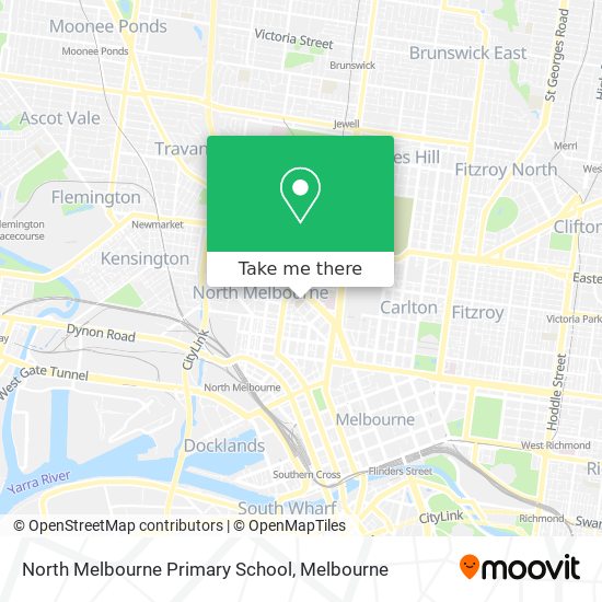 North Melbourne Primary School map