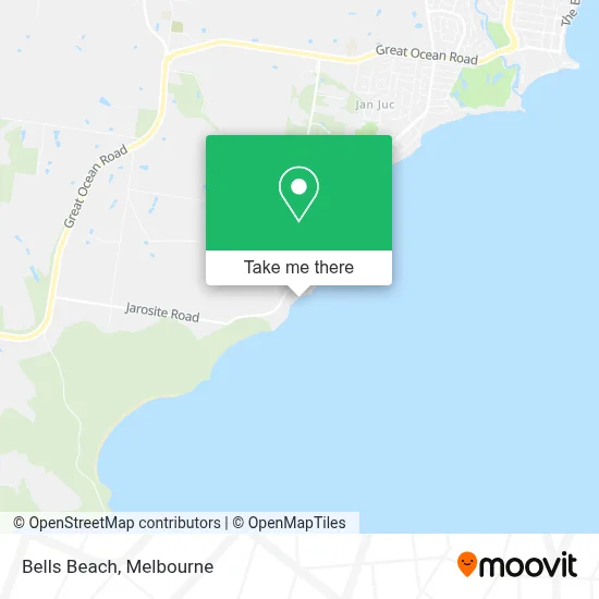 Bells Beach map