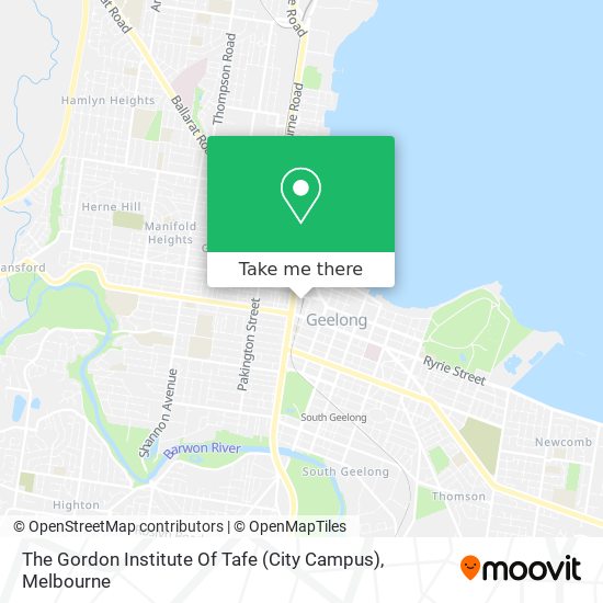 The Gordon Institute Of Tafe (City Campus) map