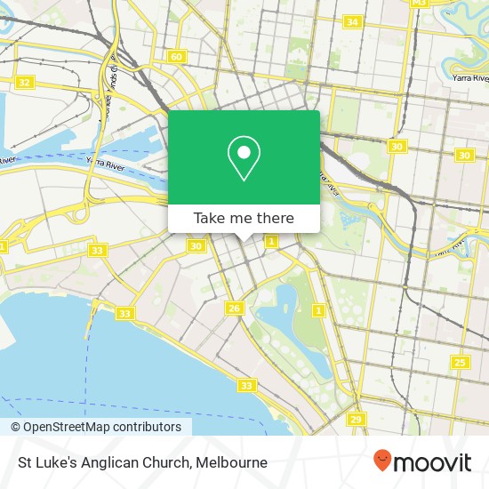 St Luke's Anglican Church map