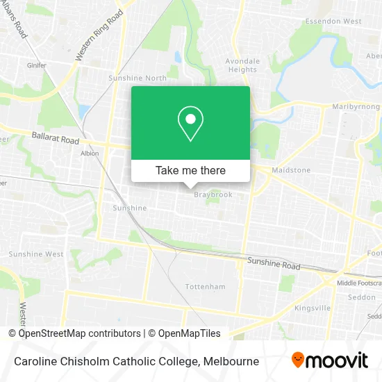 Mapa Caroline Chisholm Catholic College