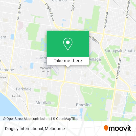 Dingley International map