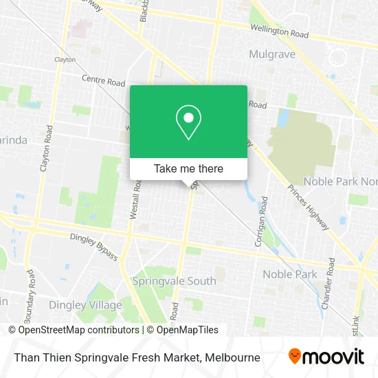 Than Thien Springvale Fresh Market map