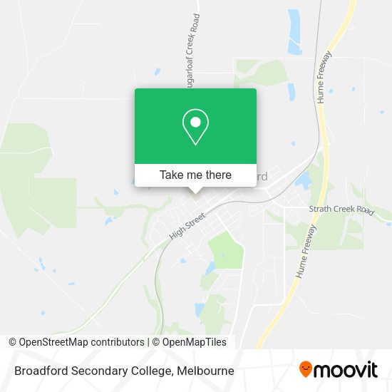 Broadford Secondary College map