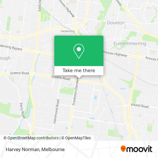 Harvey Norman map