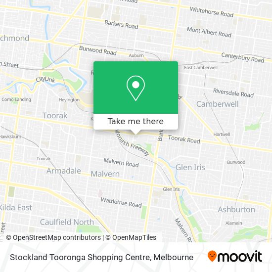 Stockland Tooronga Shopping Centre map