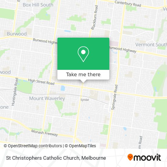 St Christophers Catholic Church map