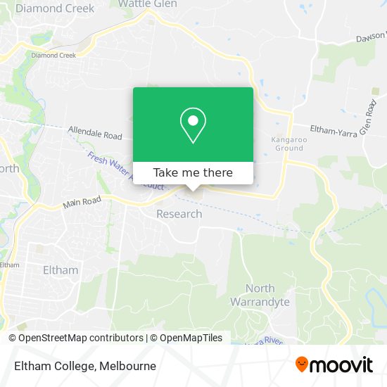 Eltham College map