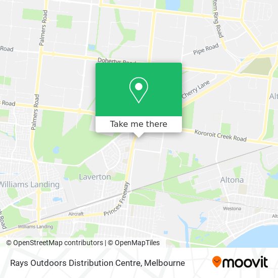 Rays Outdoors Distribution Centre map