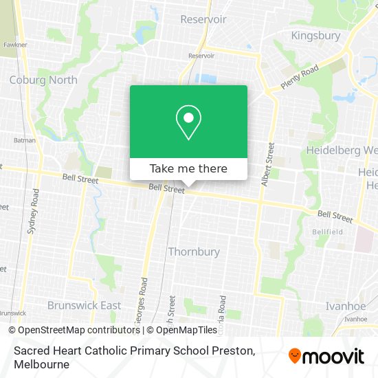 Sacred Heart Catholic Primary School Preston map