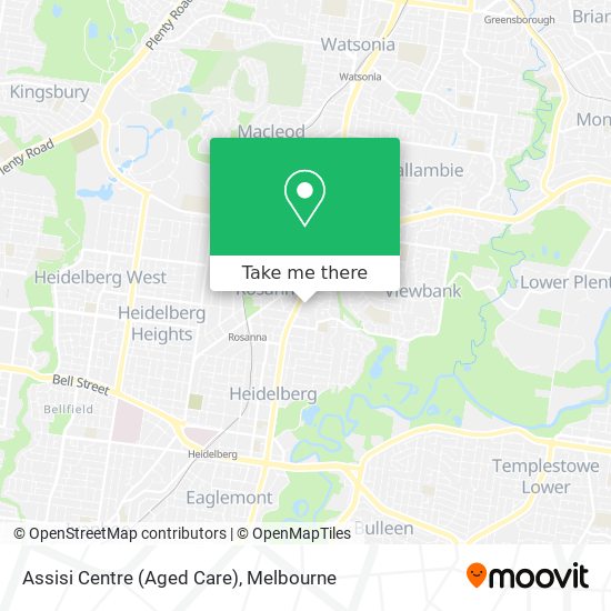 Assisi Centre (Aged Care) map