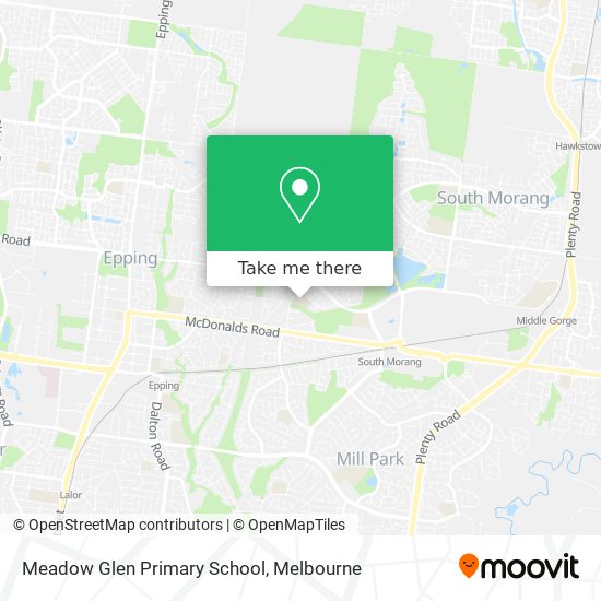 Meadow Glen Primary School map