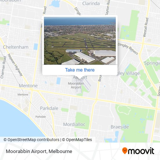 Moorabbin Airport map
