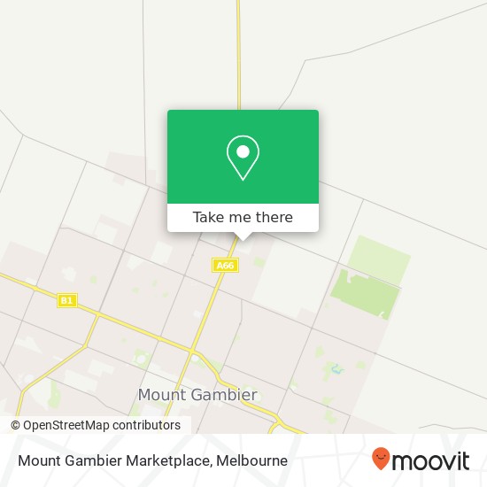 Mount Gambier Marketplace map