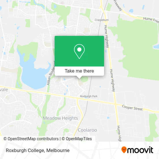 Mapa Roxburgh College