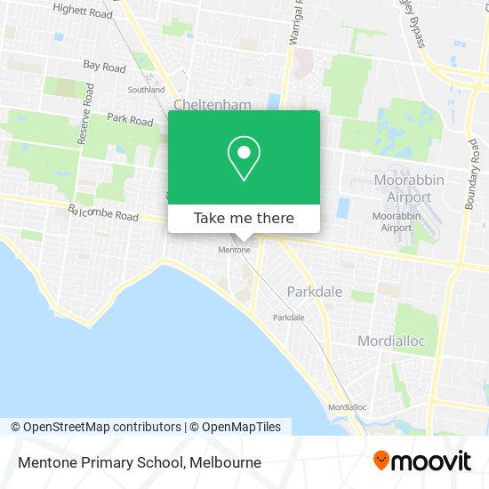 Mentone Primary School map