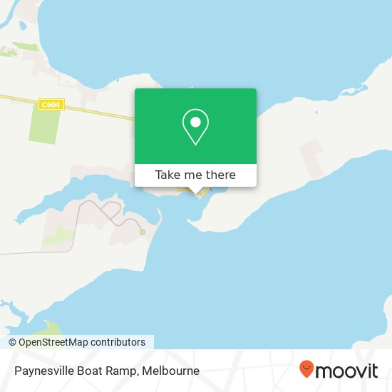Mapa Paynesville Boat Ramp