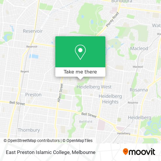 East Preston Islamic College map