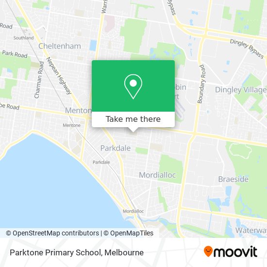 Parktone Primary School map