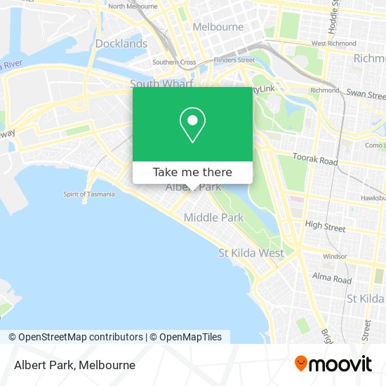 Albert Park map