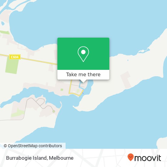 Mapa Burrabogie Island