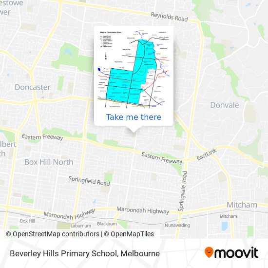 Beverley Hills Primary School map