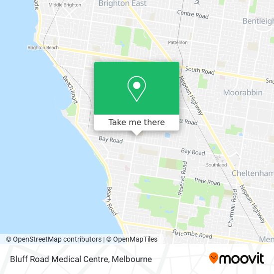 Bluff Road Medical Centre map