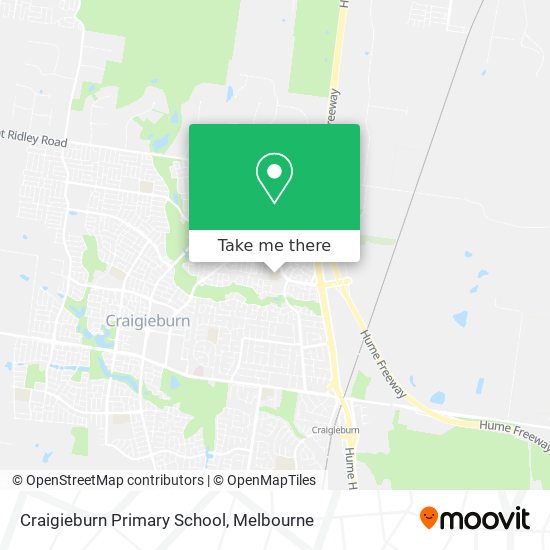 Craigieburn Primary School map