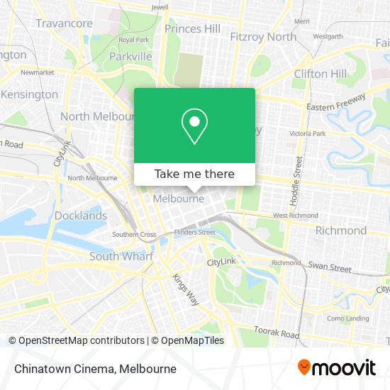 Chinatown Cinema map