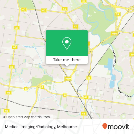 Medical Imaging/Radiology map