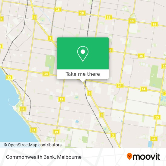 Commonwealth Bank map