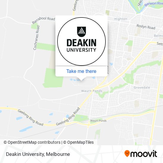 Deakin University map