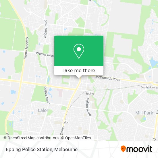 Epping Police Station map