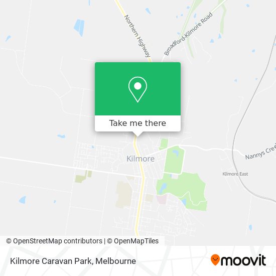 Kilmore Caravan Park map
