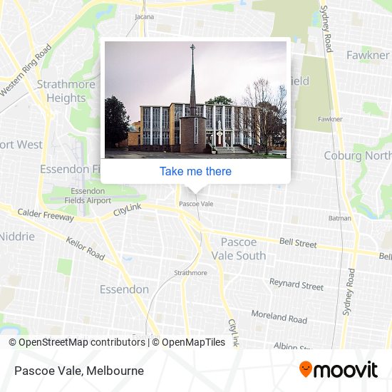 Pascoe Vale map