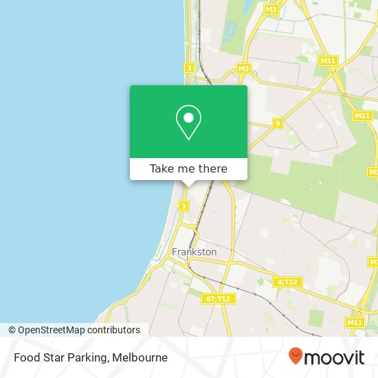 Food Star Parking map