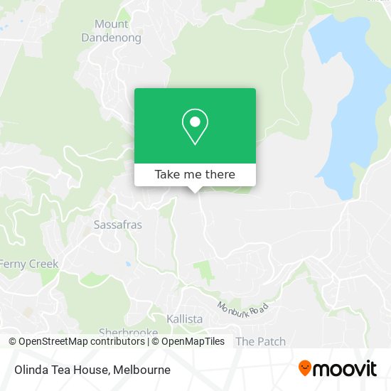 Olinda Tea House map