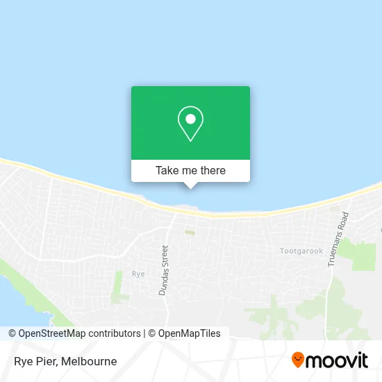 Mapa Rye Pier