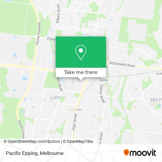 Pacific Epping map