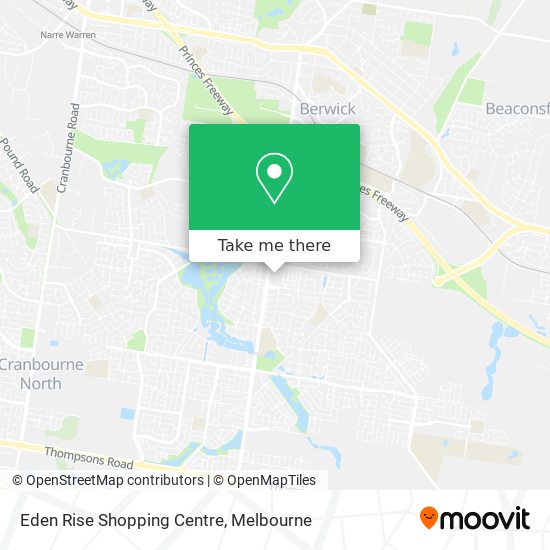 Eden Rise Shopping Centre map