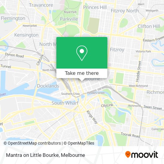 Mantra on Little Bourke map