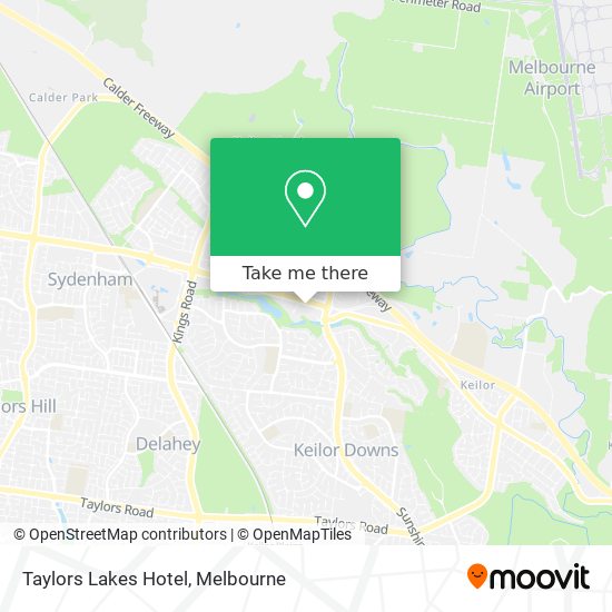 Taylors Lakes Hotel map