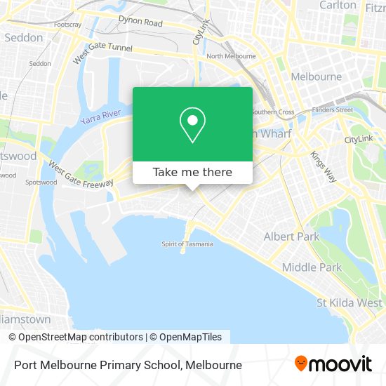 Port Melbourne Primary School map