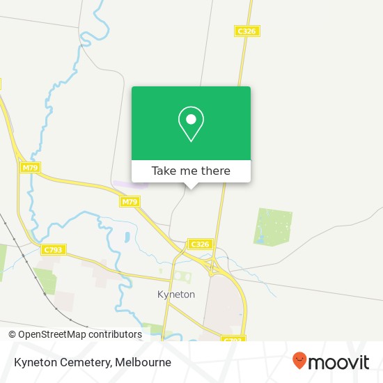 Kyneton Cemetery map