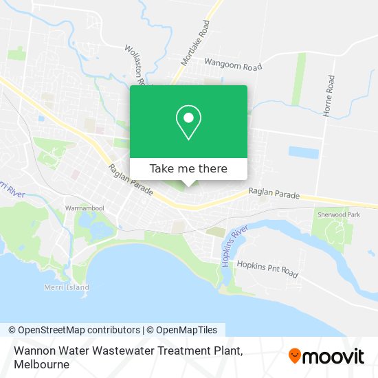 Wannon Water Wastewater Treatment Plant map