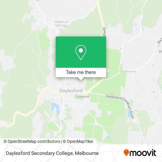 Daylesford Secondary College map