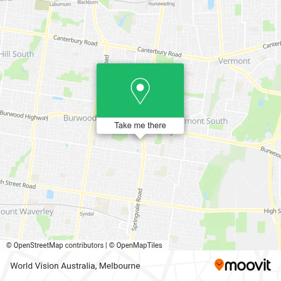 Mapa World Vision Australia